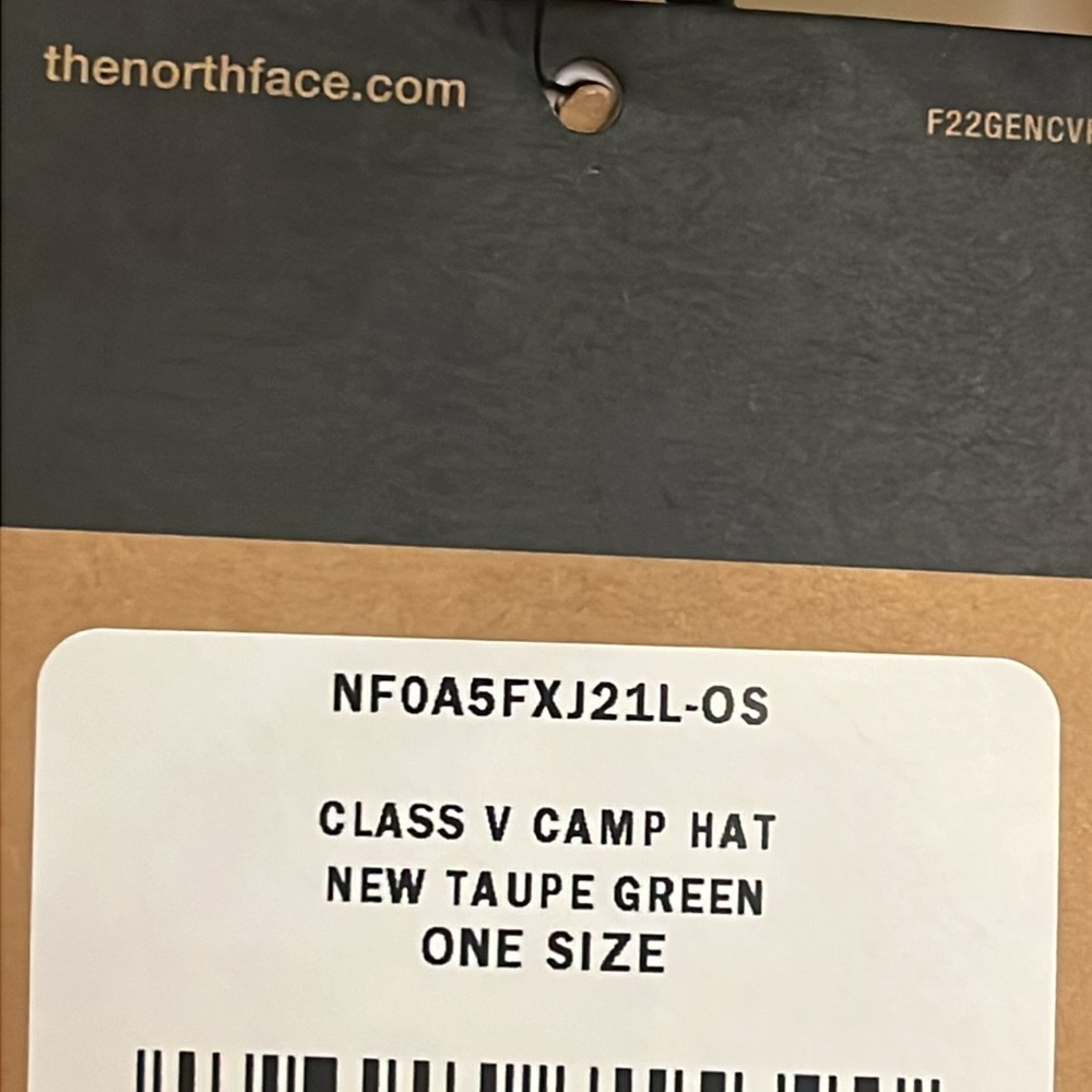 The North Face Class V Camp Hat Cap new green Mens One Size - Picture 10 of 12